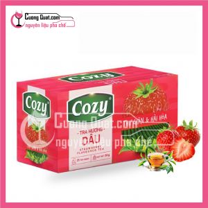Cozy Trà Túi Lọc Dâu (1 thùng giảm 2k - 3 thùng giảm 3k - 5 thùng giảm 4k)
