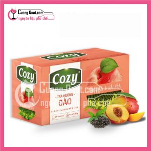 Cozy Trà Túi Lọc Đào (1 thùng giảm 2k - 3 thùng giảm 3k - 5 thùng giảm 4k)
