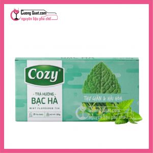 Cozy Trà Túi Lọc Bạc Hà (1 thùng giảm 2k - 3 thùng giảm 3k - 5 thùng giảm 4k)