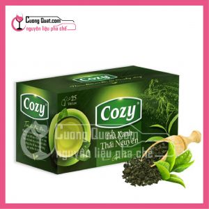 Cozy Trà Túi Lọc Trà Xanh (1 thùng giảm 2k - 3 thùng giảm 3k - 5 thùng giảm 4k)