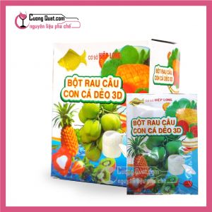 Hiệp Long Bột rau câu con cá dẻo (1 thùng giảm 2k - 3 thùng giảm 3k - 5 thùng giảm 4k)