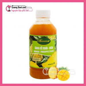 Berrino Sinh Tố Dứa Xoài 1L (1 thùng giảm 2k - 5 thùng giảm 3k - 10 thùng giảm 4k)