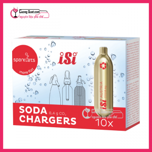 Khí CO2 làm soda ISI (Hộp 10 viên) (1 thùng giảm 5k mỗi hộp)