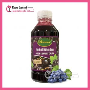 Berrino Sinh Tố Nho Đen 1L (1 thùng giảm 2k - 5 thùng giảm 3k - 10 thùng giảm 4k)