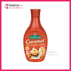 Sốt GoldenFarm Caramel 630gr (1 thùng giảm 2k - 3 thùng giảm 3k - 5 thùng giảm 4k)
