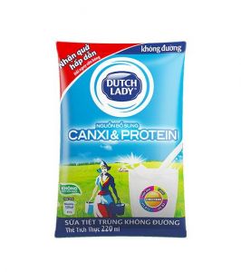 Sữa Tiệt Trùng Cô Gái Hà Lan Dutch Lady 220ml (CTKM: Mua 1T giảm 2k mỗi gói, có thể mix)